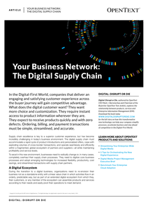 Your Business Network: the Digital Supply Chain
