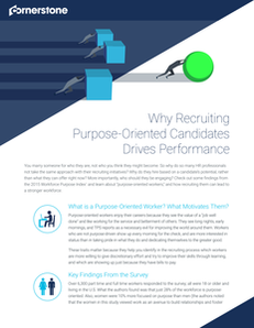 Why Recruiting Purpose-Oriented Candidates Drives Performance