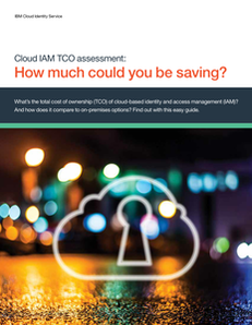 Cloud IAM TCO Assessment: How much could you be saving?