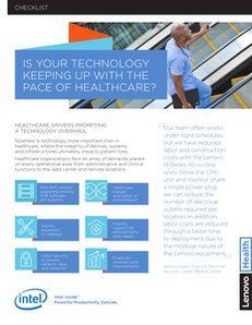 Is Your Technology Keeping Up With The Pace of Healthcare?