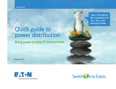 Quick Guide to Power Distribution Bring Peace to Your IT Environment