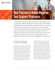 Best Practices in Device Migration: Two Scalable Strategies