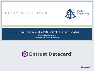 Frost & Sullivan SSL/TLS Certificates Market Report