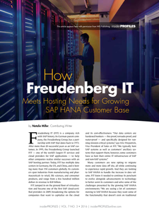 Freudenberg IT Meets Hosting Needs