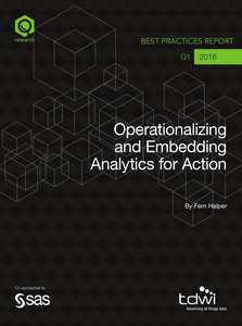TDWI: Operationalizing and Embedding Analytics for Action