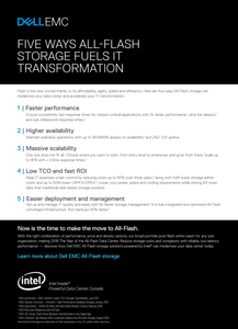 Five Ways All-Flash Storage Fuels It Transformation