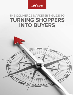 The Commerce Marketer’s Guide to Turning Shoppers into Buyers