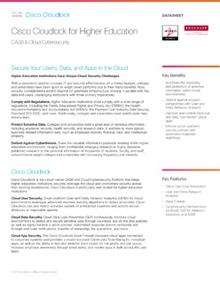 Cisco Cloudlock for Higher Education