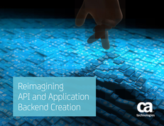 Reimagining API and Application Backend Creation