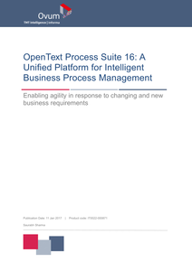 Ovum Review: Intelligent Business Process Management