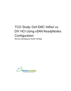 TCO Study: Dell EMC VxRail vs. DIY HCI using vSAN Readynodes Configuration