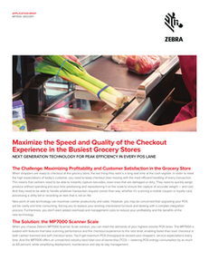 The new MP7000 checkout scanner: peak efficiency and faster-than-ever performance in every POS lane.