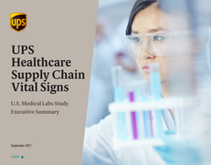 UPS Healthcare Supply Chain Vital Signs