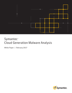 Symantec Cloud Generation Malware Analysis