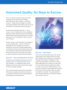 Automated Quality: Six Steps to Success