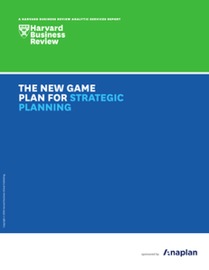The new game plan for strategic planning