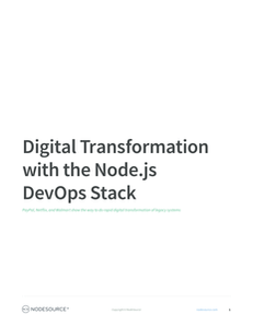Digital Transformation with the Node.js DevOps Stack
