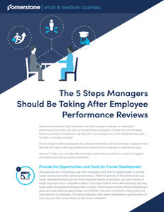 The 5 Steps Managers Should Be Taking After Employee Performance Reviews