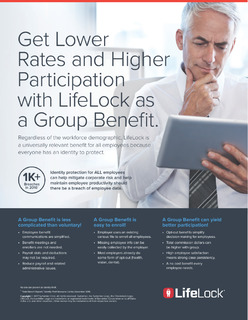 Get Lower Rates and Higher Participation with LifeLock as a Group Benefit