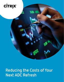Reducing the cost of your next ADC Refresh