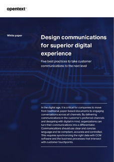 Design communications for superior digital experience.