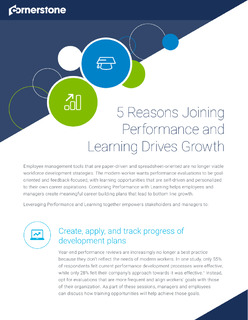 5 Reasons Joining Performance and Learning Drives Growth