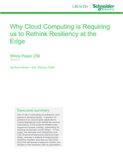 Why Cloud Computing is Requiring us to Rethink Resiliency at the Edge