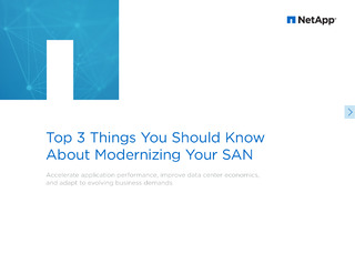 Top 3 Things You should Know about Modernizing your SAN eBook