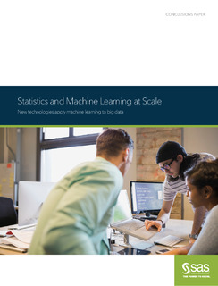 Statistics and Machine Learning at Scale: New Technologies Apply Machine Learning to Big Data