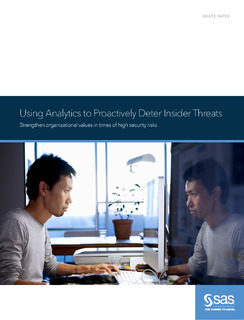 Using Analytics to Proactively Detect Insider Threat