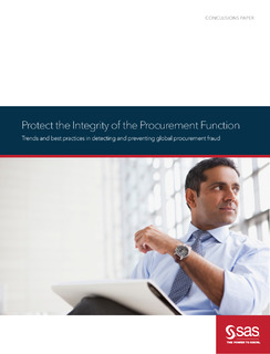 Protect the Integrity of the Procurement Function White Paper