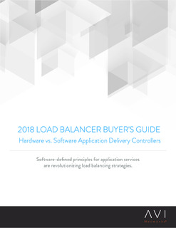 2018 Load Balancer Buyer’s Guide