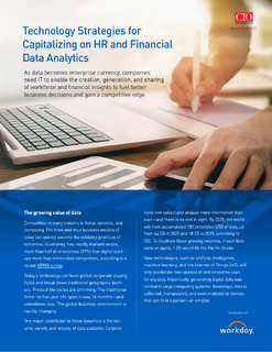 Technology Strategies for Capitalizing on HR and Financial Data Analytics