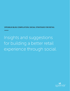 Social Strategies for Retail