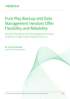 Pure Play Backup and Data Management Vendors Offer Flexibility and Reliability