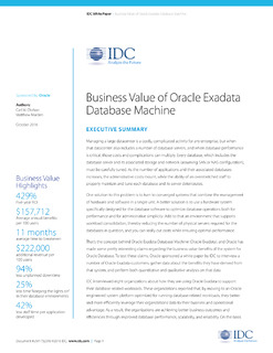 Oracle Exadata: What It’s Worth to Customers