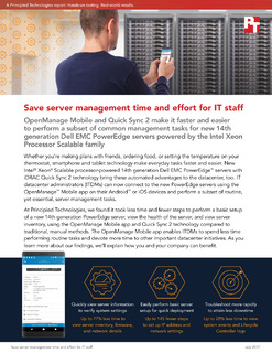 Save Server Management Time and Effort for IT Staff