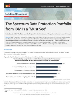 Why Spectrum Protect Portfolio is a must see