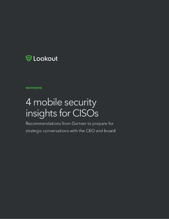 4 Mobile Security Insights for CISOs