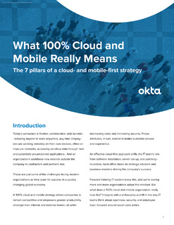 What 100% Cloud and Mobile Really Means
