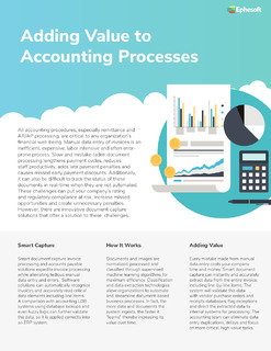 Adding Value to Accounting Processes