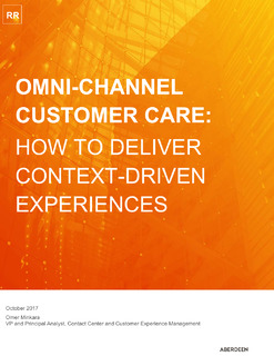 Aberdeen Report: How To Deliver Context-Driven Experiences