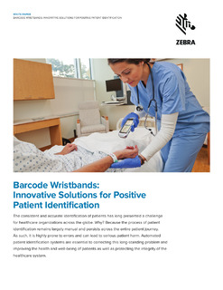 Reduce patient identification errors and streamline hospital processes