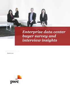 Enterprise Data Center Buyer Survey and Interview Insights