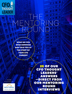 CFO Thought Leader Mentoring eBook