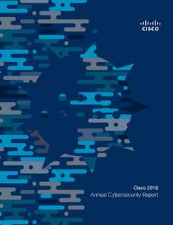 Cisco 2018 Annual Cybersecuity Report