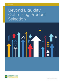 Beyond Liquidity: Optimizing Product Selection (Greenwich Associates)