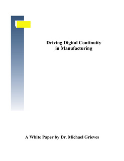 Driving Digital Continuity in Manufacturing