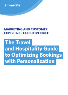 Travel and Hospitality Guide to Optimizing Bookings with Personalization