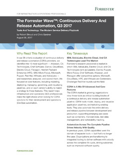 The Forrester Wave™: Continuous Delivery And Release Automation